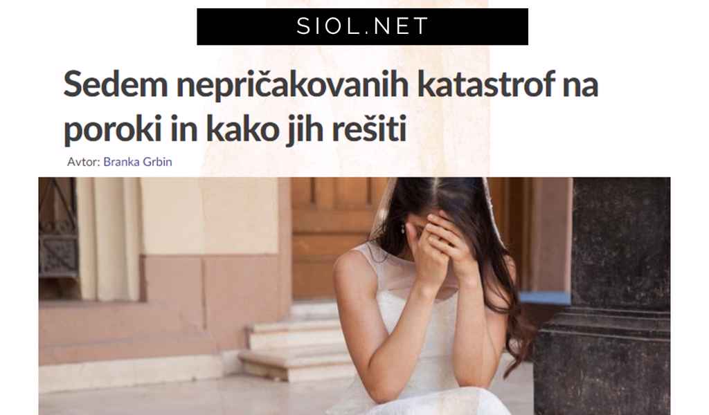Kaj se lahko na poroki zalomi?