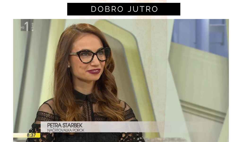 Organizatorka porok v oddaji Dobro jutro razlaga o načrtovanju poroke