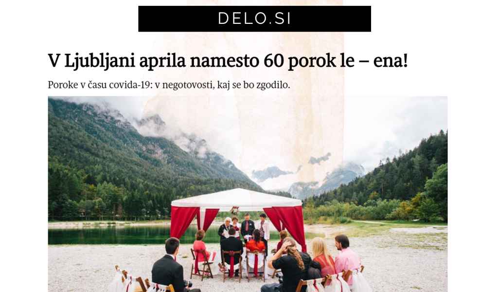 Planiranje porok v času korona virusa je zelo težko